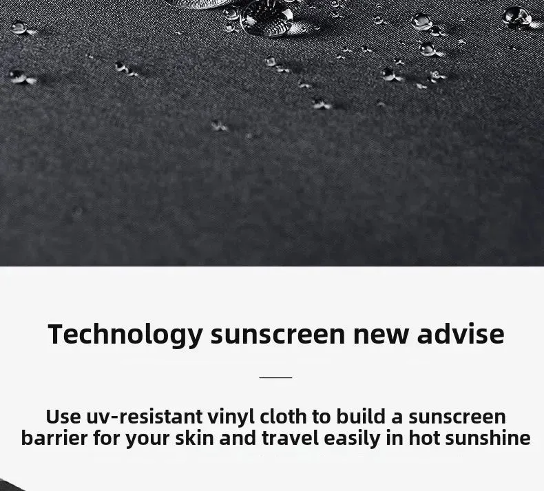☀️☔ Automatic UV Umbrella – Three-Fold, Windproof & Sun/Rain Protection with Custom Logo Printing! 🌦️✨