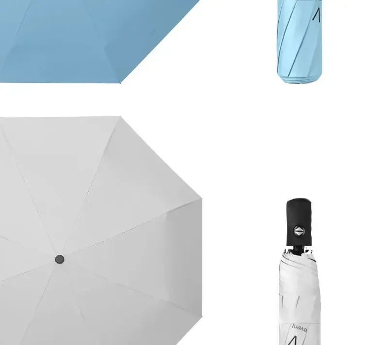 ☀️☔ Automatic UV Umbrella – Three-Fold, Windproof & Sun/Rain Protection with Custom Logo Printing! 🌦️✨
