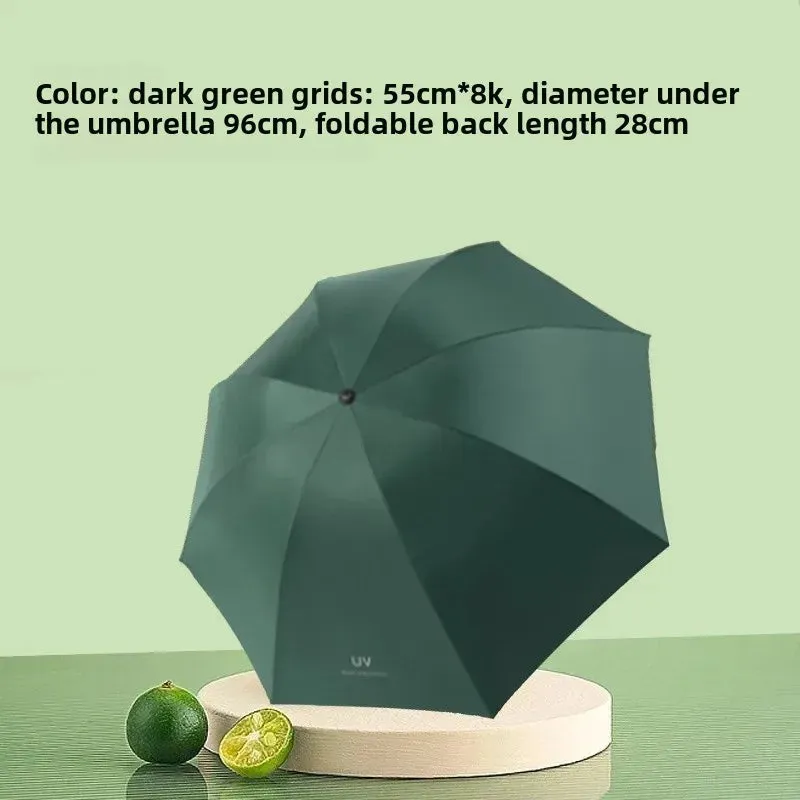 ☀️☔ Automatic UV Umbrella – Three-Fold, Windproof & Sun/Rain Protection with Custom Logo Printing! 🌦️✨