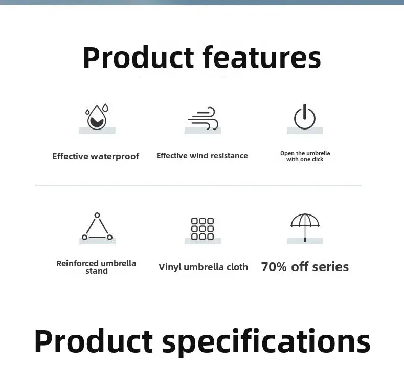 ☀️☔ Automatic UV Umbrella – Three-Fold, Windproof & Sun/Rain Protection with Custom Logo Printing! 🌦️✨