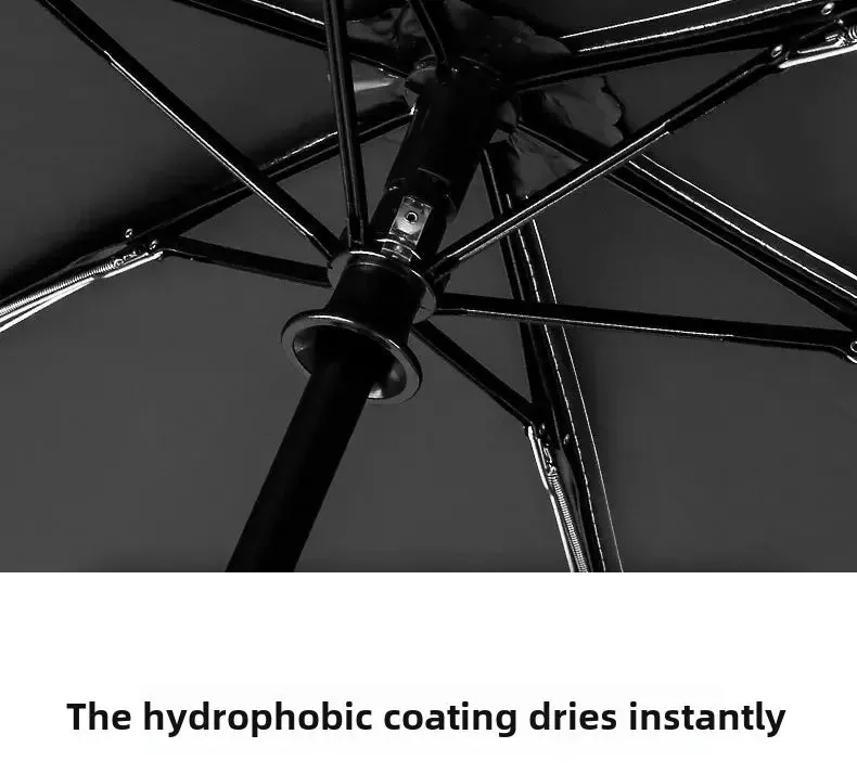 ☀️☔ Automatic UV Umbrella – Three-Fold, Windproof & Sun/Rain Protection with Custom Logo Printing! 🌦️✨