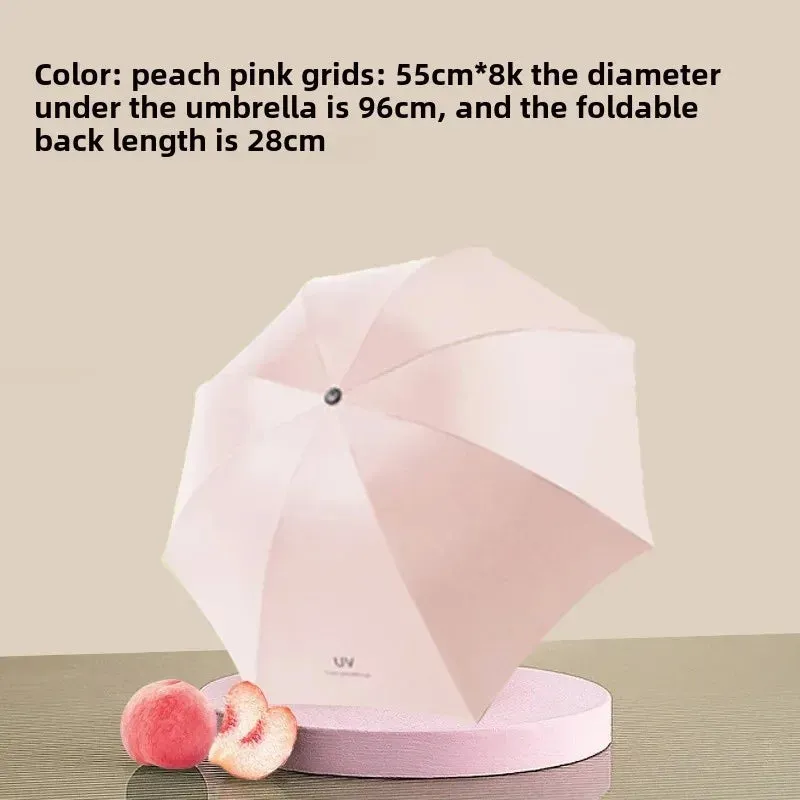 ☀️☔ Automatic UV Umbrella – Three-Fold, Windproof & Sun/Rain Protection with Custom Logo Printing! 🌦️✨