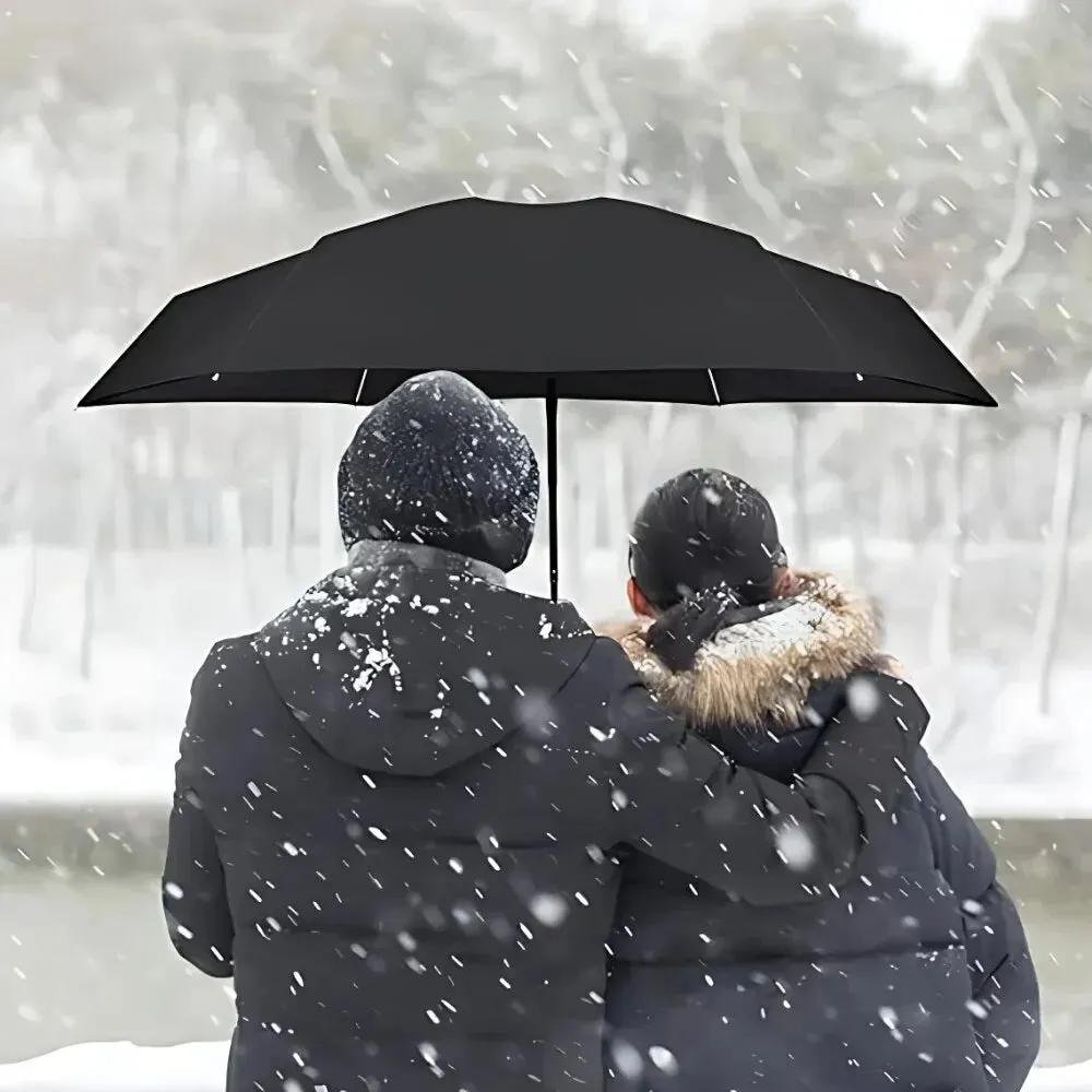 ☔ Lightweight & Compact Folding Travel Umbrella – Windproof, Rainproof & UV Protective with Capsule Storage! 🌦️✨