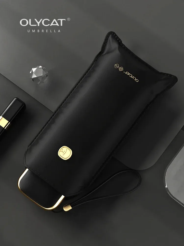 ☀️ OLYCAT Flat Automatic Umbrella – Ultra-Light, Luxury Sun & Rain Protection for Stylish Travel! ☔✨