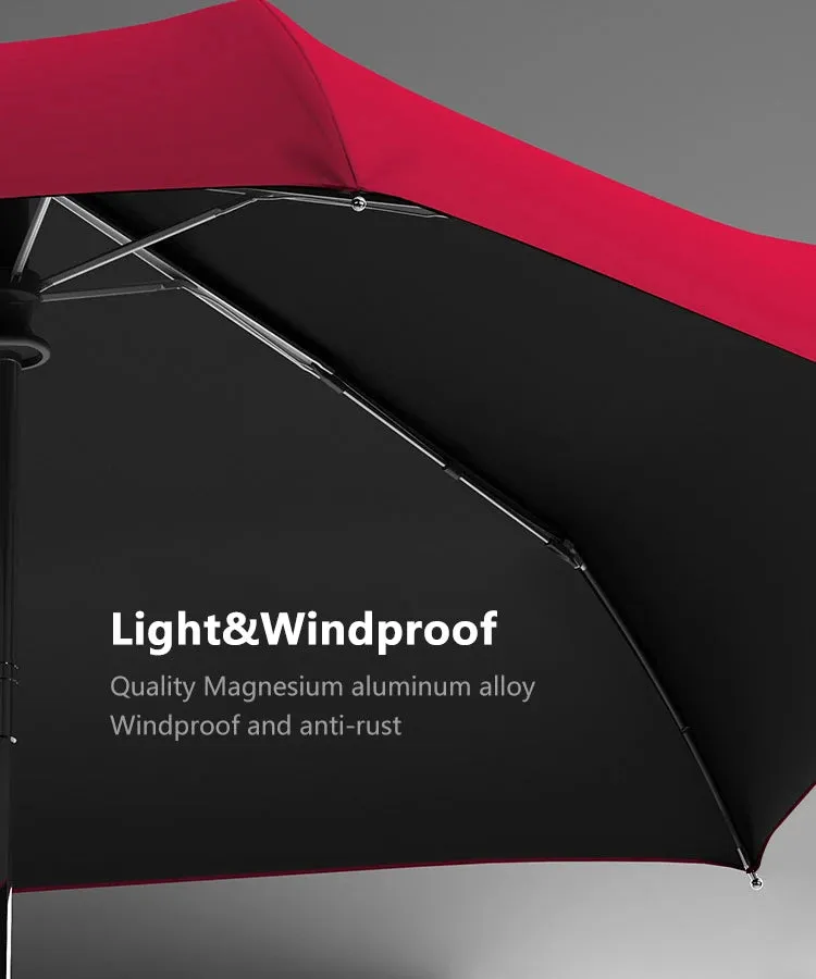 ☀️ OLYCAT Flat Automatic Umbrella – Ultra-Light, Luxury Sun & Rain Protection for Stylish Travel! ☔✨