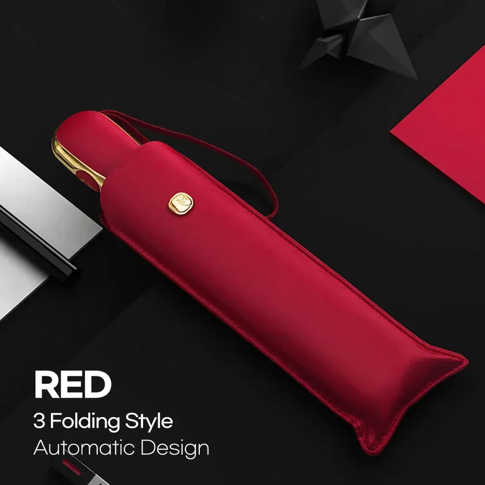 ☀️ OLYCAT Flat Automatic Umbrella – Ultra-Light, Luxury Sun & Rain Protection for Stylish Travel! ☔✨