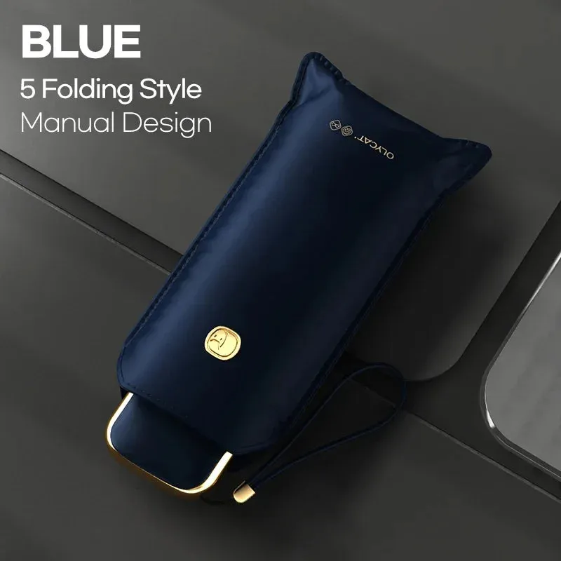 ☀️ OLYCAT Flat Automatic Umbrella – Ultra-Light, Luxury Sun & Rain Protection for Stylish Travel! ☔✨