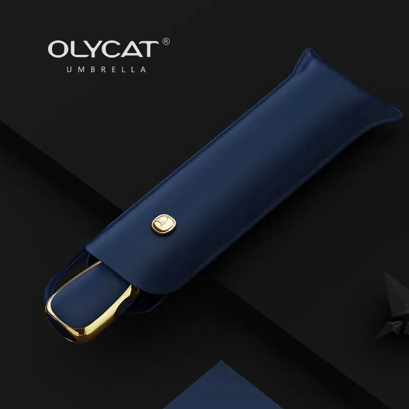 ☀️ OLYCAT Flat Automatic Umbrella – Ultra-Light, Luxury Sun & Rain Protection for Stylish Travel! ☔✨
