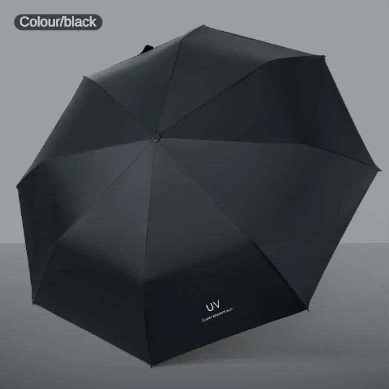 ☀️☔ Travel-Ready Mini Folding Umbrella – Compact, UV Protective & Windproof for Sun & Rain! 🌦️✨