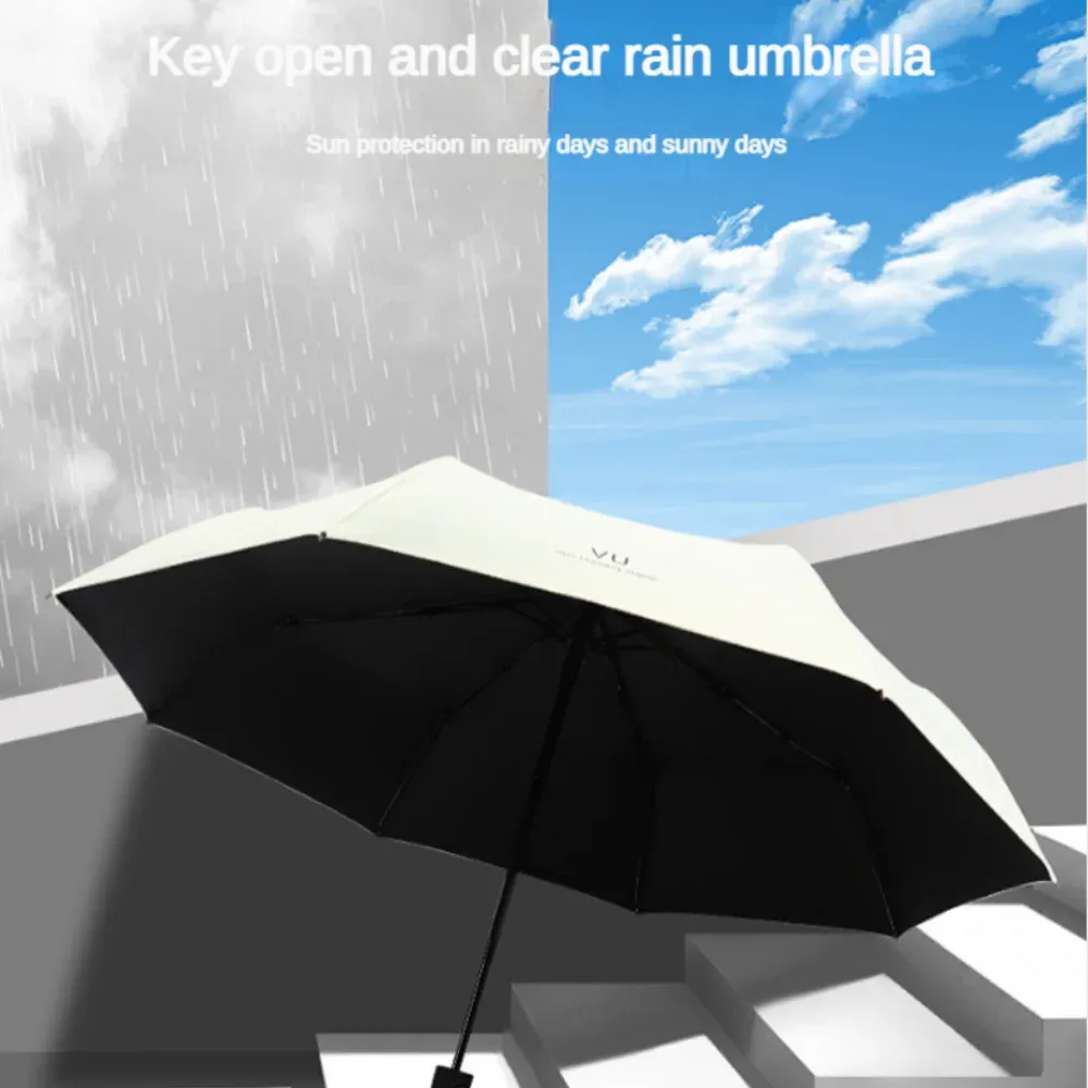 ☀️☔ Travel-Ready Mini Folding Umbrella – Compact, UV Protective & Windproof for Sun & Rain! 🌦️✨