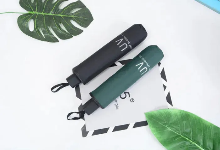☀️☔ Travel-Ready Mini Folding Umbrella – Compact, UV Protective & Windproof for Sun & Rain! 🌦️✨
