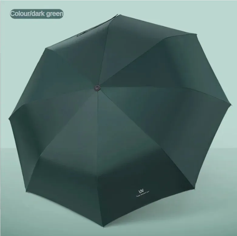 ☀️☔ Travel-Ready Mini Folding Umbrella – Compact, UV Protective & Windproof for Sun & Rain! 🌦️✨