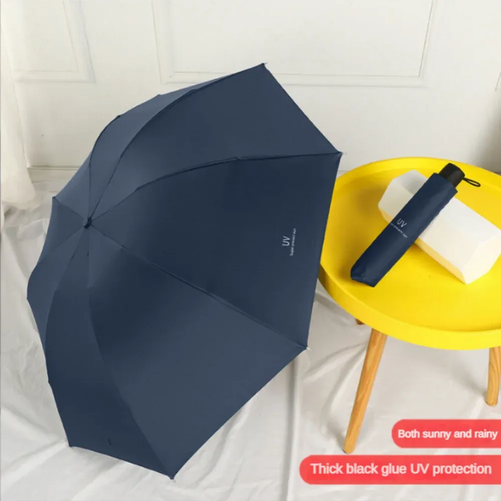 ☀️☔ Travel-Ready Mini Folding Umbrella – Compact, UV Protective & Windproof for Sun & Rain! 🌦️✨