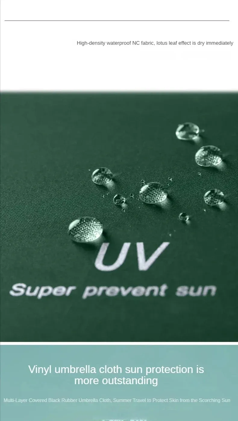 ☀️☔ Travel-Ready Mini Folding Umbrella – Compact, UV Protective & Windproof for Sun & Rain! 🌦️✨