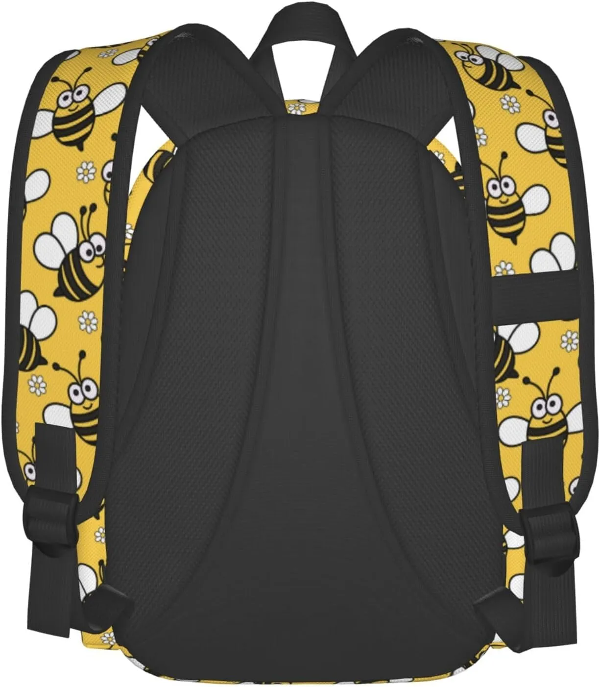 17 inch Backpack Kawaii Cute Baby Bee Laptop Backpack School Bookbag Shoulder Bag Casual Daypack