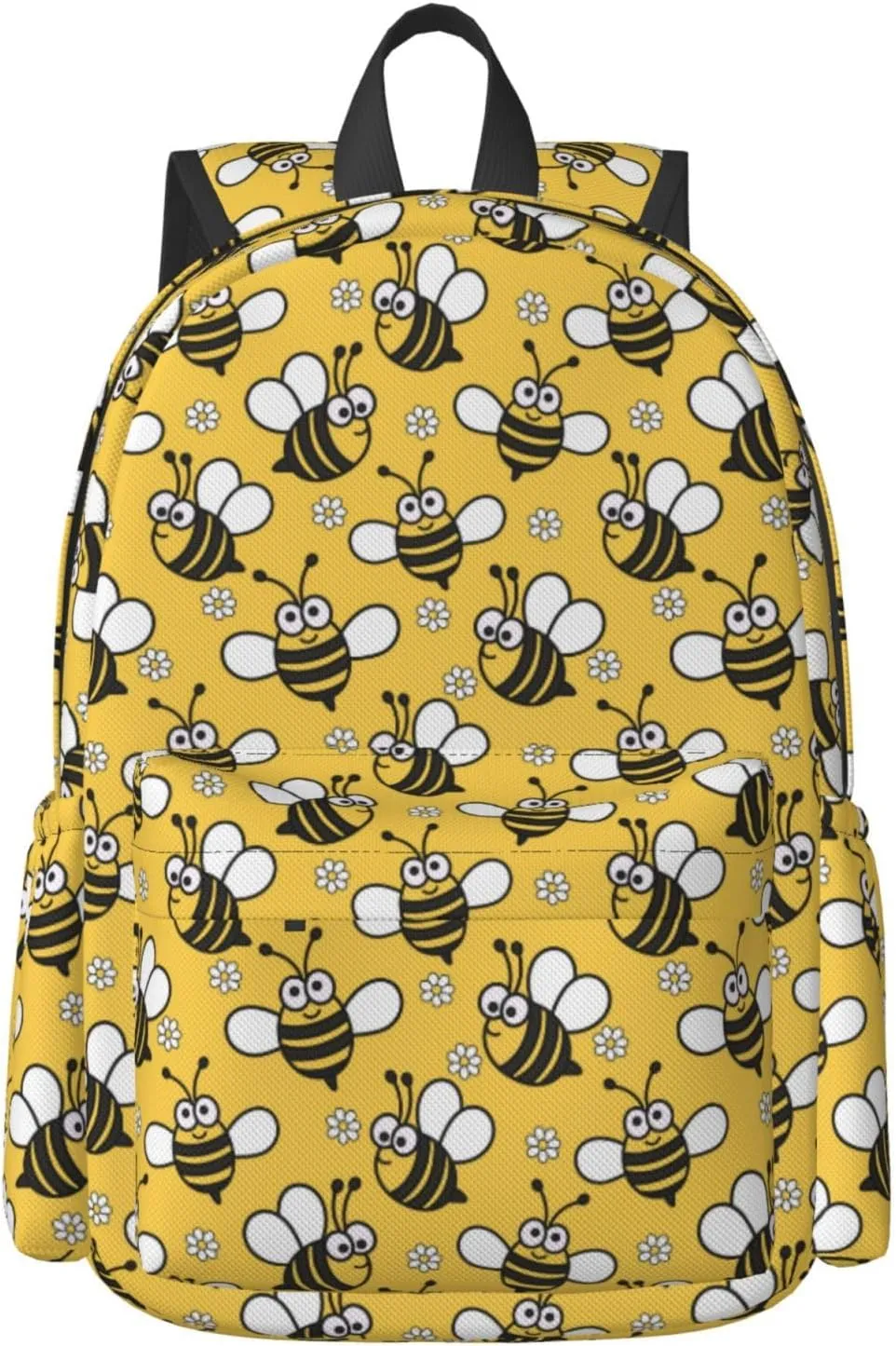 17 inch Backpack Kawaii Cute Baby Bee Laptop Backpack School Bookbag Shoulder Bag Casual Daypack