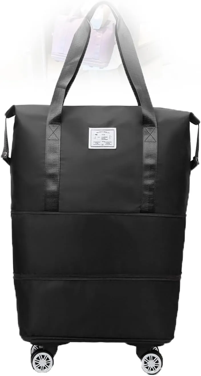 1pc Klarson Expandable Bag with Wheels,Klarson Travel Bag,Foldable Suitcase Collapsible Luggage (#01)