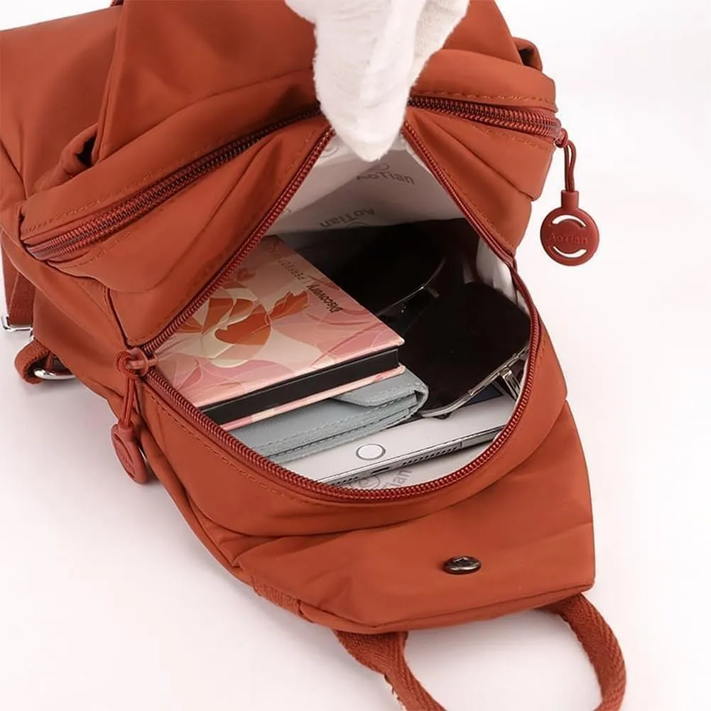 2025 Vovtva Double Zipper Large Capacity Chest Bag, Sling Crossbody Women, Fashion Bag Adjustable Strap Travel Bag