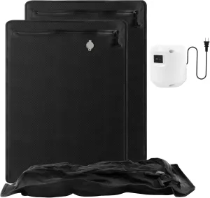 2PC Professional Vacuum Bags for Travel with 55W Super Power Electric Pump, Dobaly IP67 Reusable Vacuum Compression Bags for Suitcases and Backpack Space Saver Vacuum Bags Durable(2 Medium Pump)