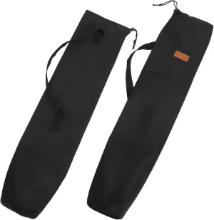2pcs Portable Fishing Rod Carrying Bag Durable Tent Rod Storage Pouch for Outdoor Supplies for Camping and Fishing Gear Organization