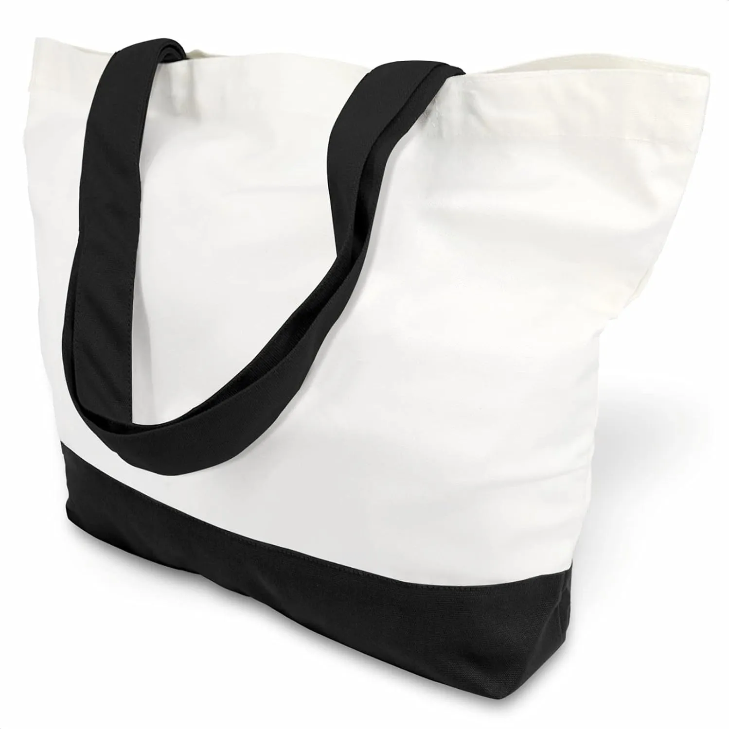 3-Pack Super Strong Large 12oz Cotton Canvas Tote Bag, Reusable Grocery Shopping Cloth Bags, Fashionable Two-Tone Bags for Crafts (Color : 01)