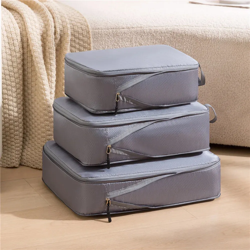 3-Piece Waterproof Travel Organizer Set – Pack Smart, Travel Easy! 🎒💼