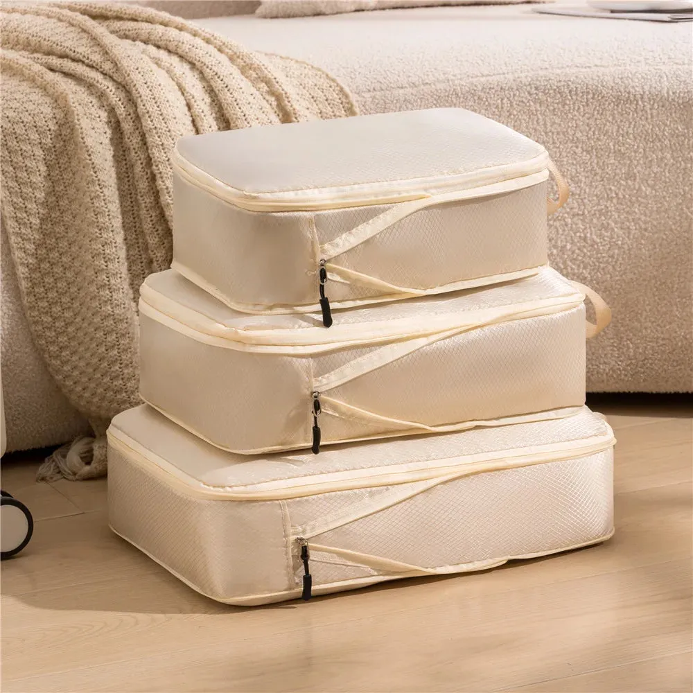 3-Piece Waterproof Travel Organizer Set – Pack Smart, Travel Easy! 🎒💼