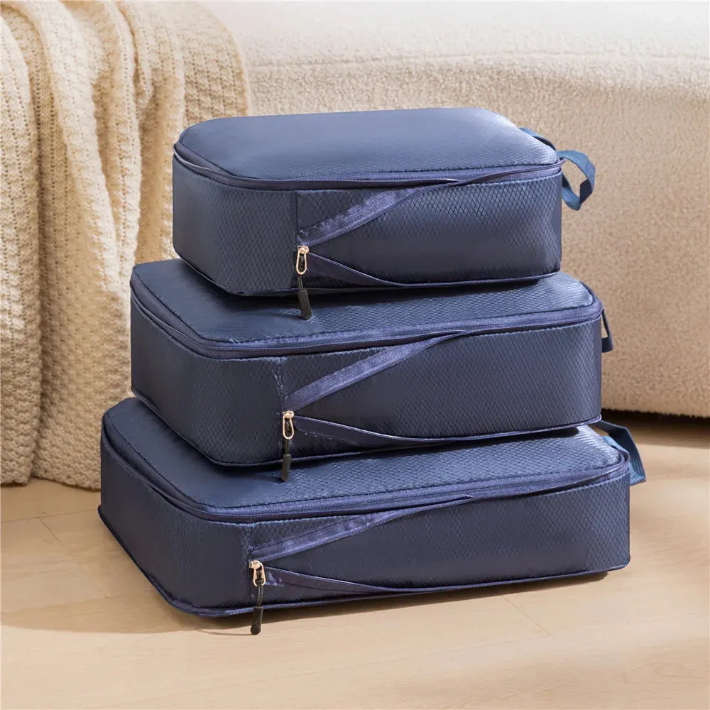 3-Piece Waterproof Travel Organizer Set – Pack Smart, Travel Easy! 🎒💼