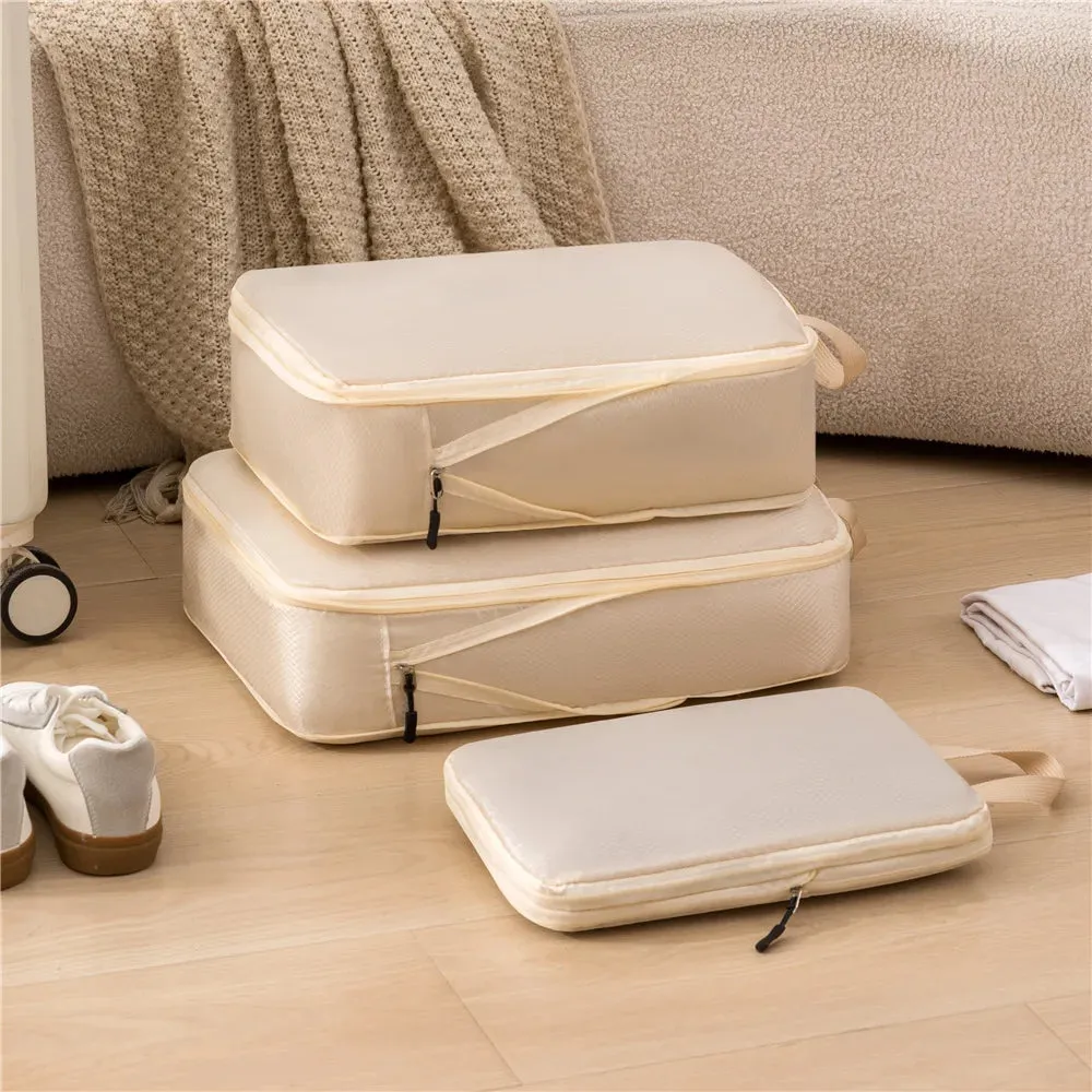 3-Piece Waterproof Travel Organizer Set – Pack Smart, Travel Easy! 🎒💼