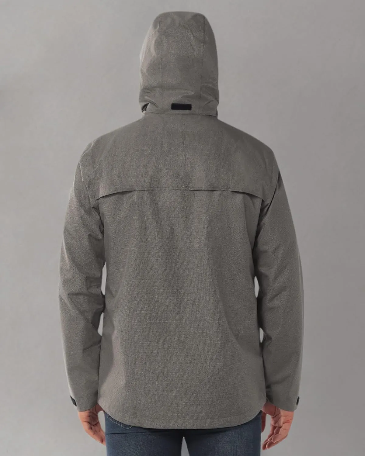 33,000ft Mens Rain Jacket Lightweight Rain Jackets Waterproof with Hood, Breathable Rain Coat for Golf Hiking Fishing Travel