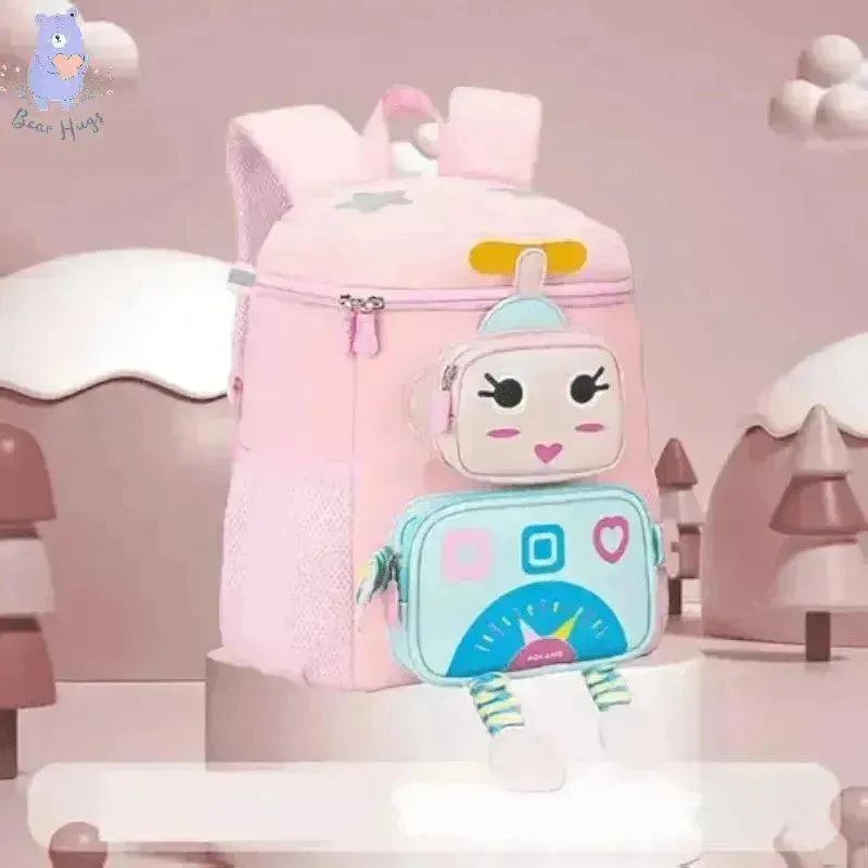 3D Robot Kindergarten Kids Backpack