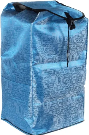 79L Shopping Trolley Replacement Bag With Side Pockets - Large Capacity Shopping Cart Replacement Bag, Oxford Cloth Waterproof Storage Bag, Trolley Bags For Shopping Cart, Spare Parts For Trolley