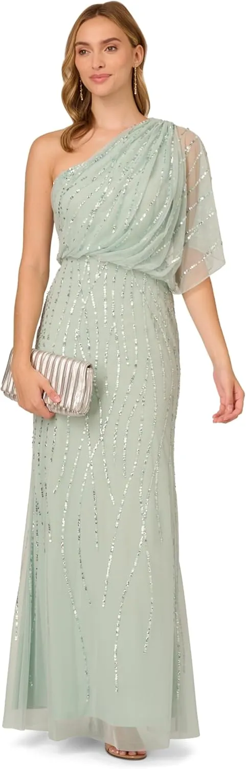 Adrianna Papell Women's Long Beaded Dresses