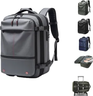 Aeropack Backpack, Aeropack Vacuum Compression Backpack, Air Vacuum Backpack for Travel, 60L Expandable Travel Backpack (grey)