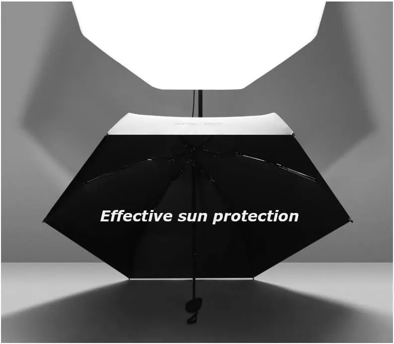 AFULILI Small Compact Travel Umbrella UV Protection Mini Umbrella Perfect for Travel Lightweight Portable Parasol Outdoor Sun & Rain Umbrellas