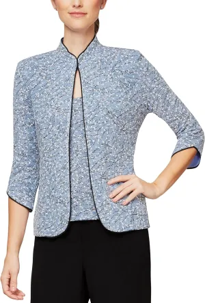 Alex Evenings Women's Top and Jacket Set
