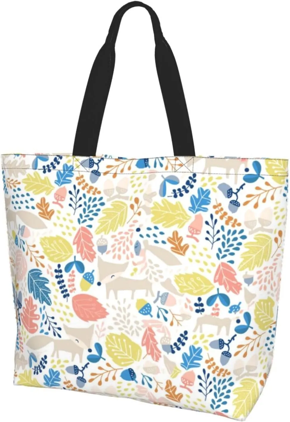 Alien Invasion Tote Bag Shopping Bag Portable Handbags Tote Shoulder Bucket Bags for Women