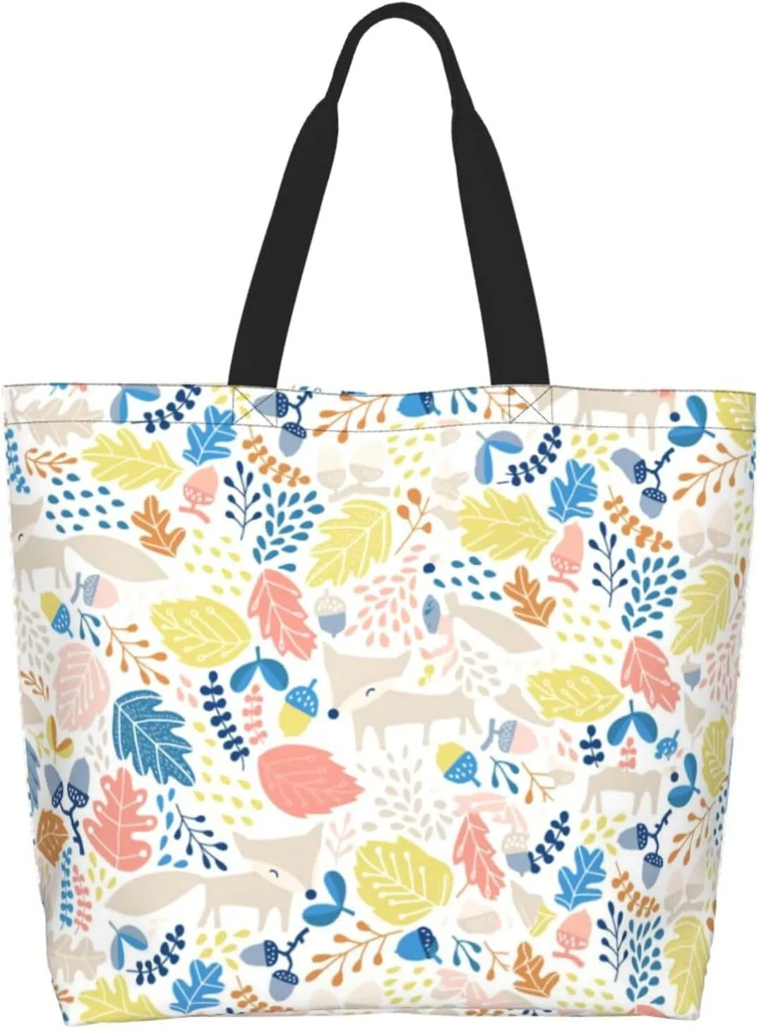Alien Invasion Tote Bag Shopping Bag Portable Handbags Tote Shoulder Bucket Bags for Women