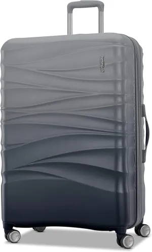 American Tourister Cascade Hardside Expandable Luggage with Spinner Wheels, Graphite, 28-Inch