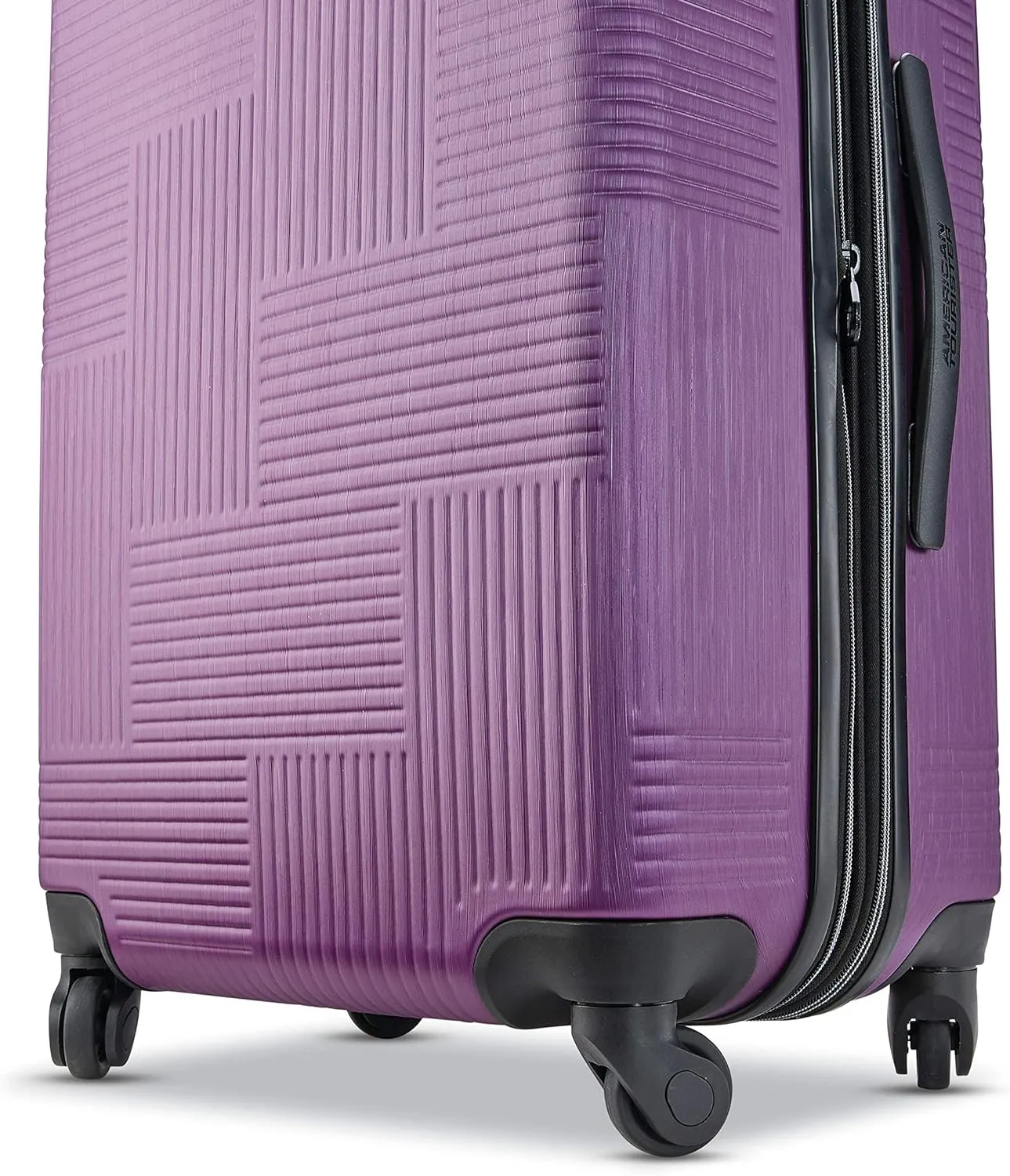 American Tourister Stratum XLT Expandable Hardside Luggage with Spinner Wheels, Power Plum, Carry-On 21-Inch
