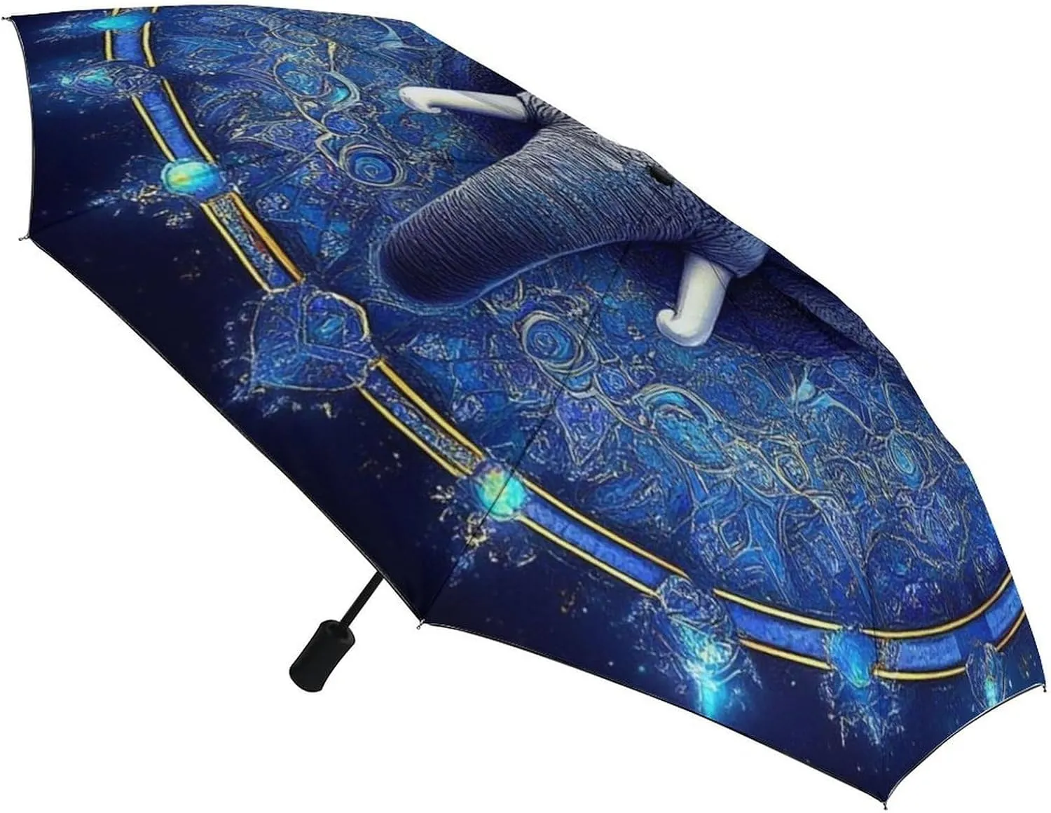AMRANDOM Travel Umbrella Compact Automatic Umbrellas for Rain Folding Portable