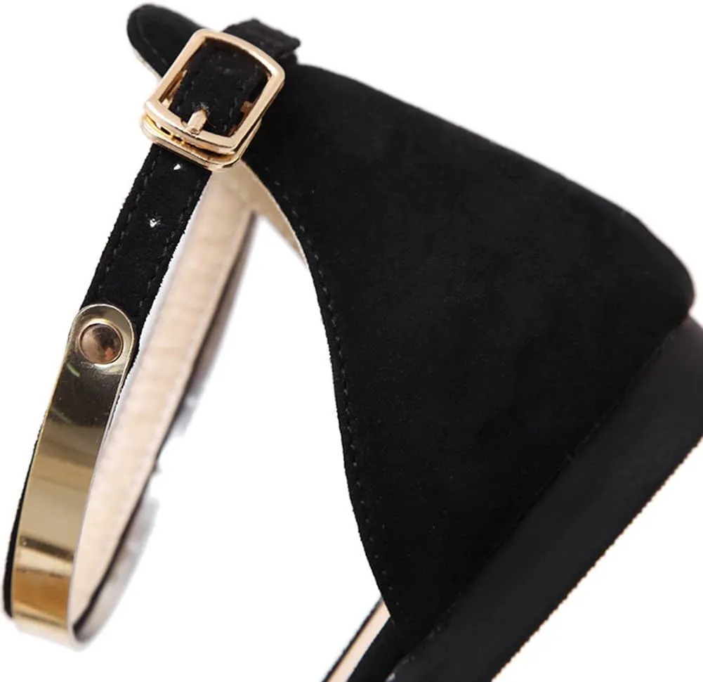 ANUFER Women Pointed Toe Velvet Ballerinas Elegant D'Orsay Pumps Flat Dress Shoes