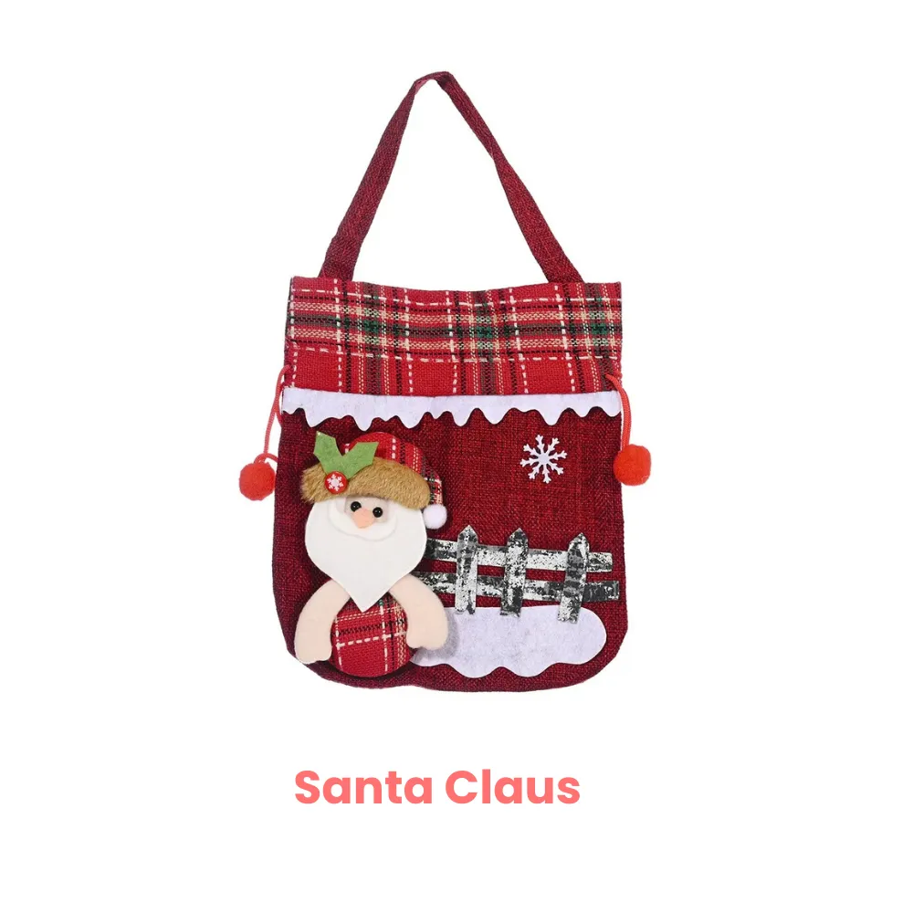 ANYHOUZ Christmas Gift Bag Ornament Candy Wrap Bags