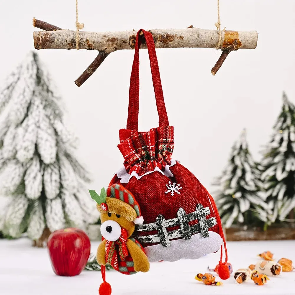 ANYHOUZ Christmas Gift Bag Ornament Candy Wrap Bags