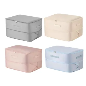ANYHOUZ Storage Bag 1PC Large Self Compression Packing Cubes Ultra Space Saving Organizer