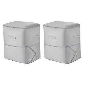 ANYHOUZ Storage Bag Set 2PCS XL Packing Cubes Ultra Space Saving Self Compression Quilt Organizer