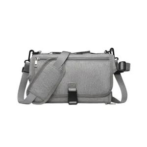 ANYMOM Mommy Diaper Bag Grey With Changing Pad Mattress Maternity Shouder Bag