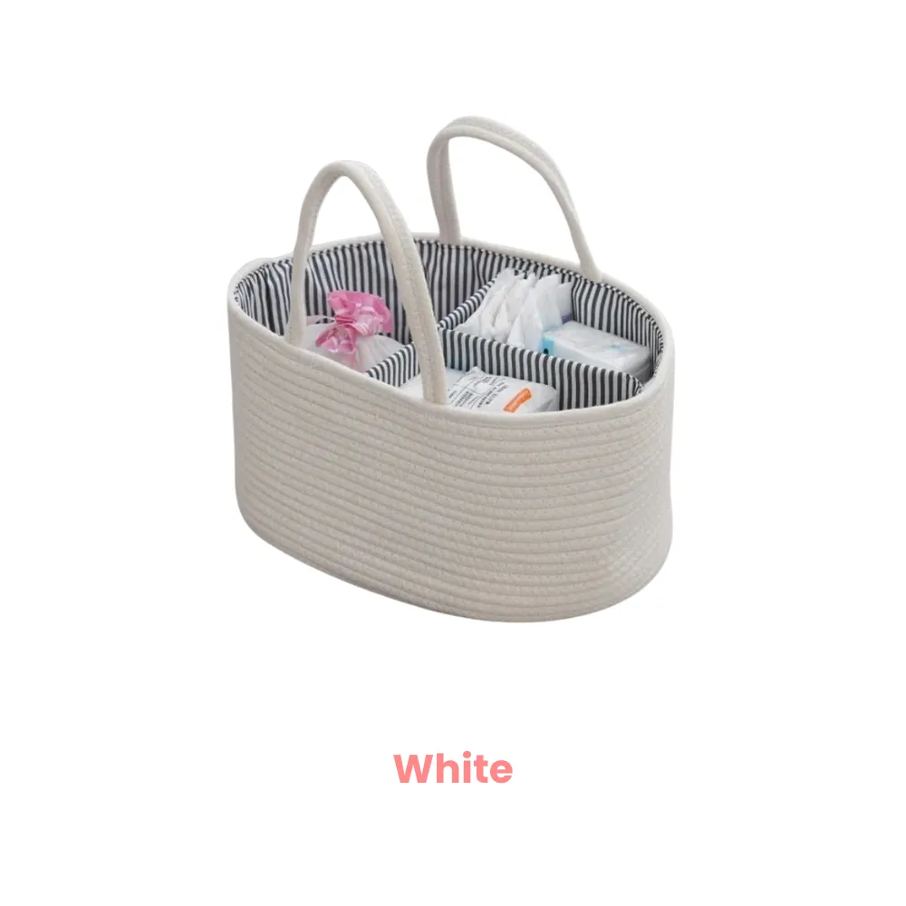 ANYMOM Mommy Diaper Bag Oval Basket Stackers And Caddies Storage Organizer