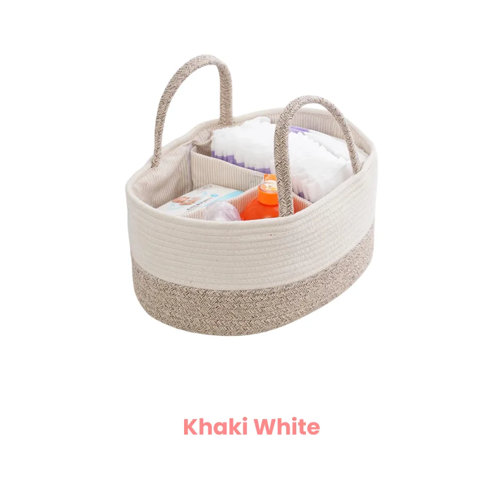 ANYMOM Mommy Diaper Bag Oval Basket Stackers And Caddies Storage Organizer