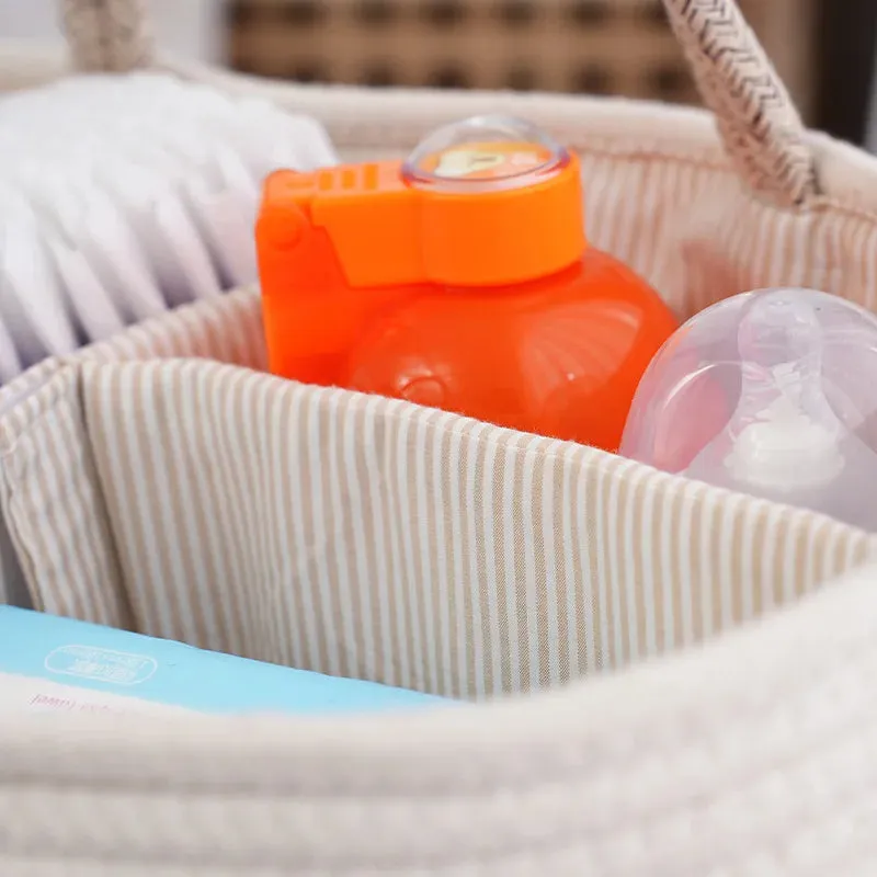 ANYMOM Mommy Diaper Bag Oval Basket Stackers And Caddies Storage Organizer